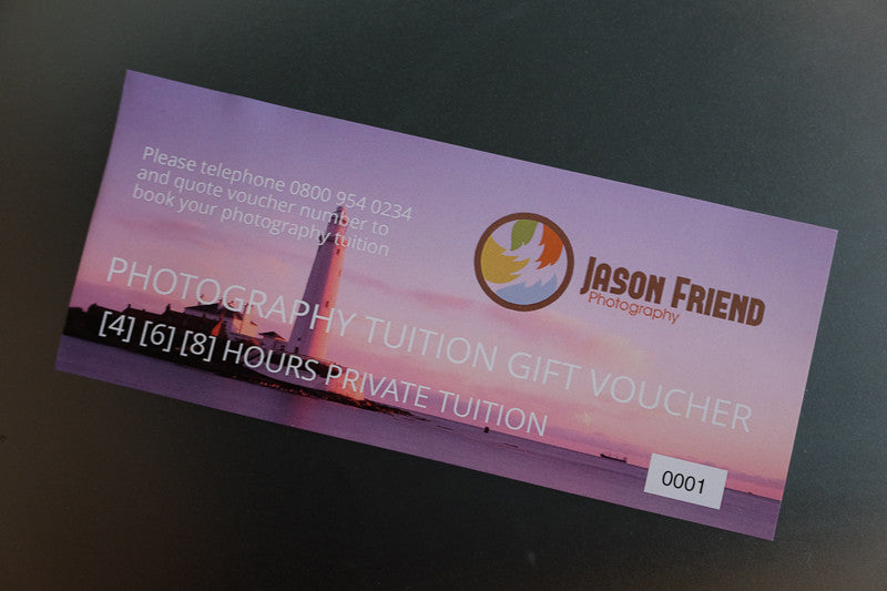 Private Photography Tuition Gift Voucher