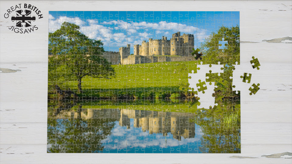 Alnwick Castle, Northumberland, 1000 Piece Jigsaw Puzzle