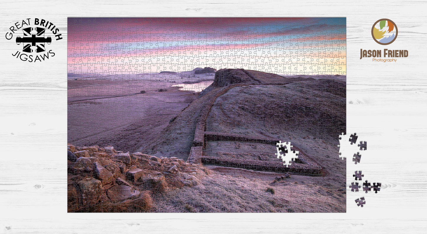 Hadrian's Wall and Milecastle 39, Northumberland, 1000 Piece Jigsaw Puzzle