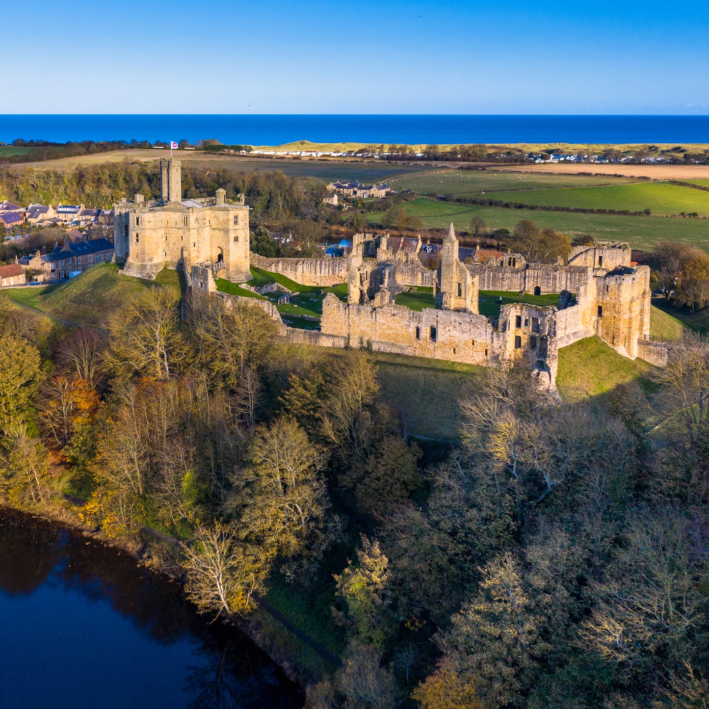 Northumberland Castles Greeting Cards (Pack of 6)