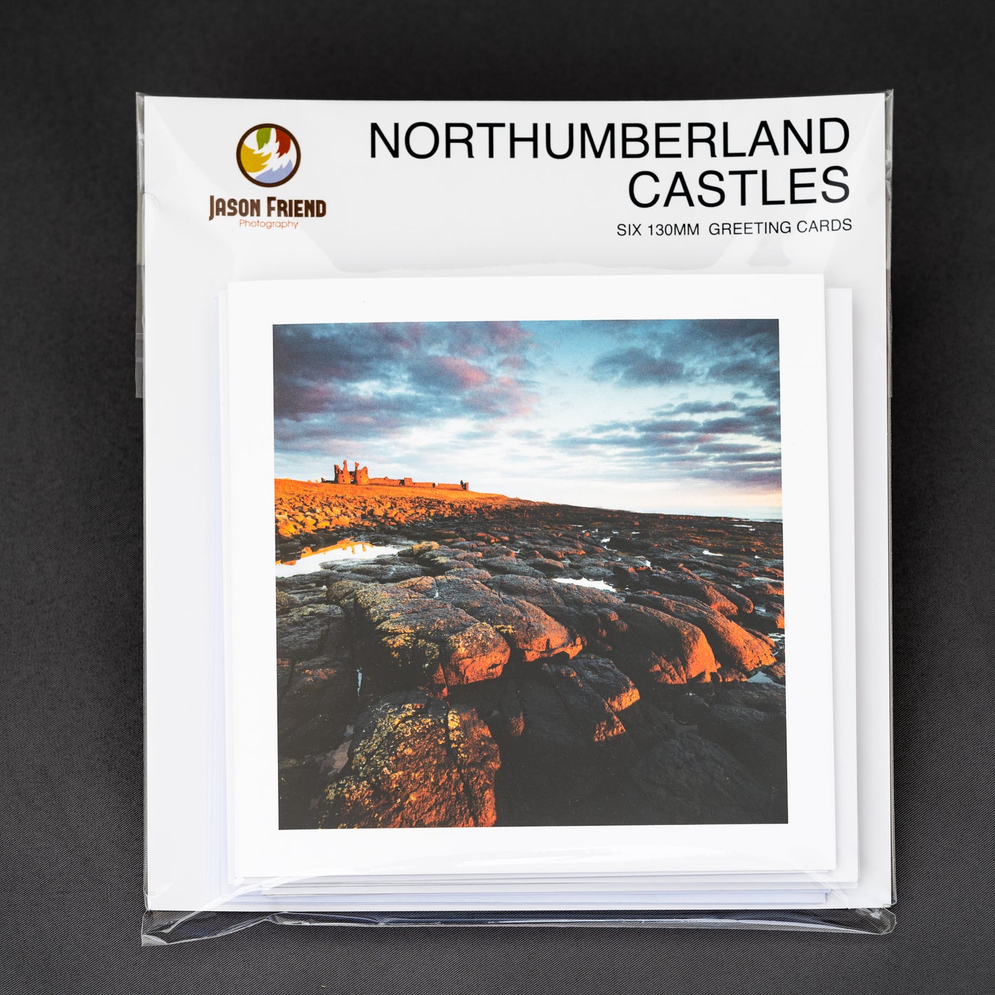 Northumberland Castles Greeting Cards (Pack of 6)