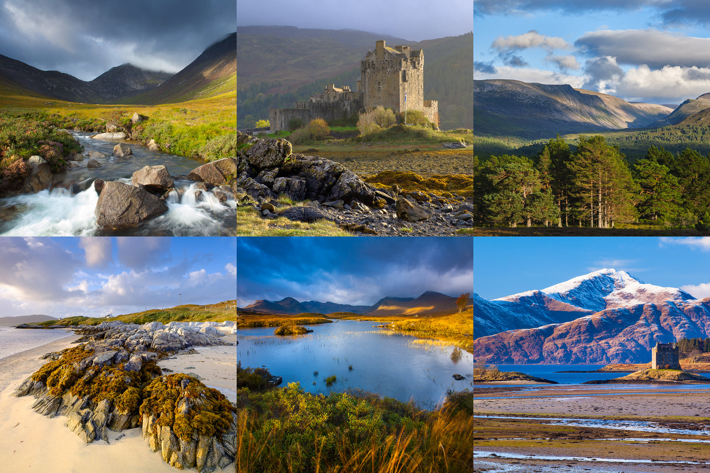 Scottish Highlands & Islands Greeting Cards (Pack of 6)