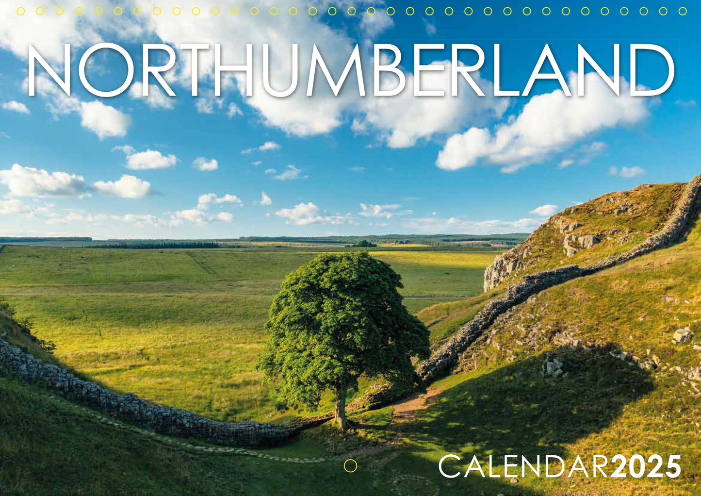 Northumberland 2025 Wall Calendar