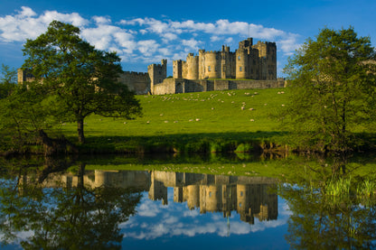 Alnwick Castle in the heart of Northumberland