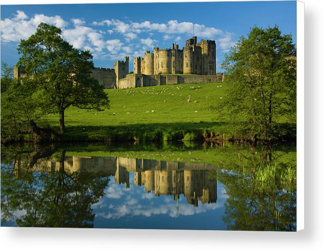 Canvas print of Alnwick Castle in Northumberland