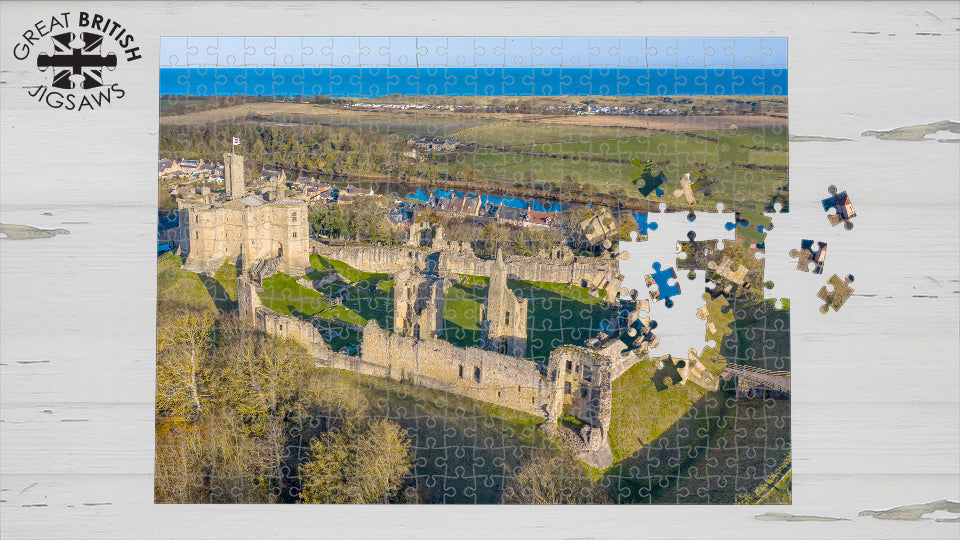 Warkworth Castle, Northumberland, 1000 Piece Jigsaw Puzzle